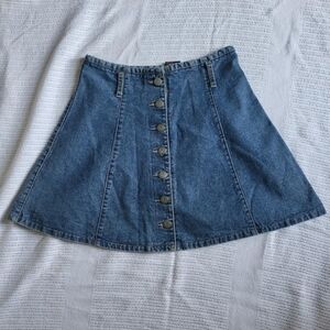 L.A. Blues Classic Blue A-Line Skirt